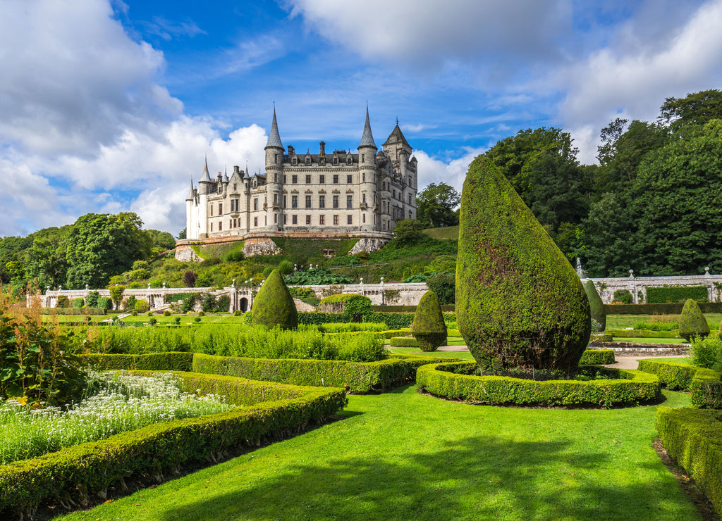 Dunrobin Castle is the most northerly Scottish Castle, Sutherland, Scotland, Britain