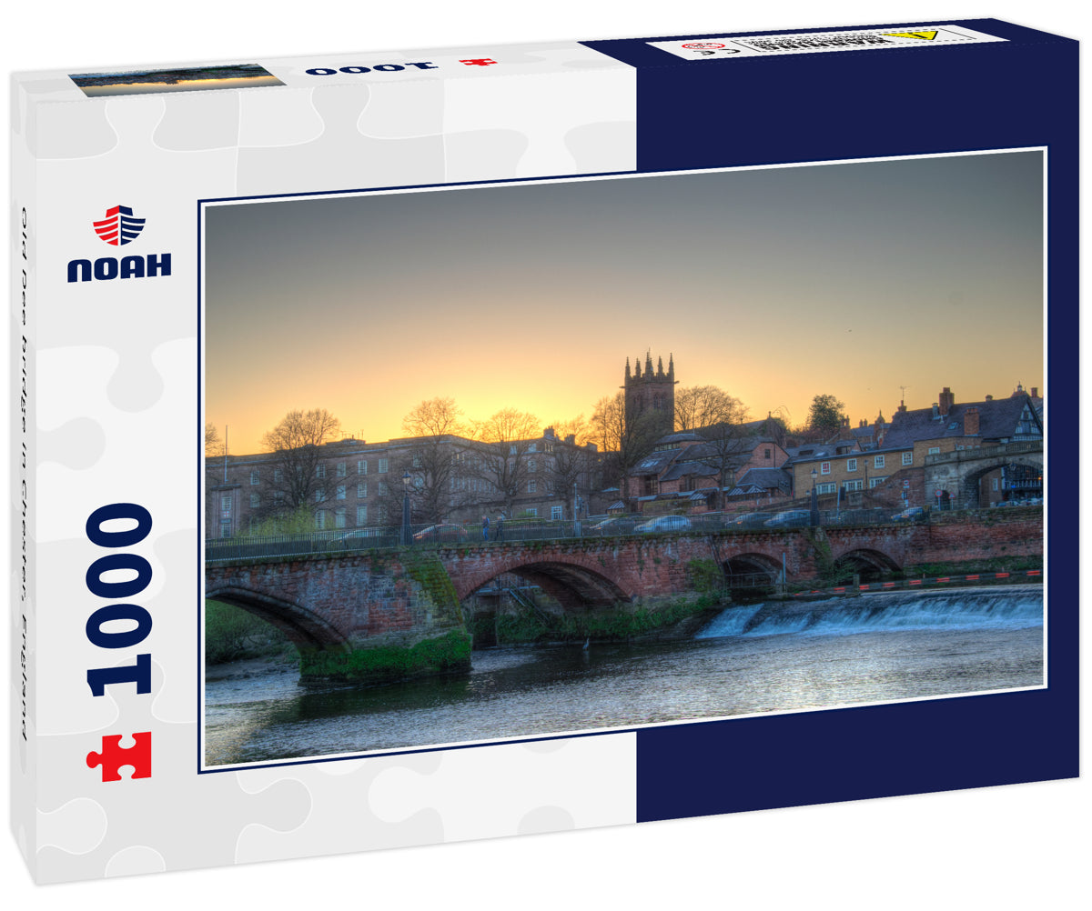 Old Dee bridge in Chester, England