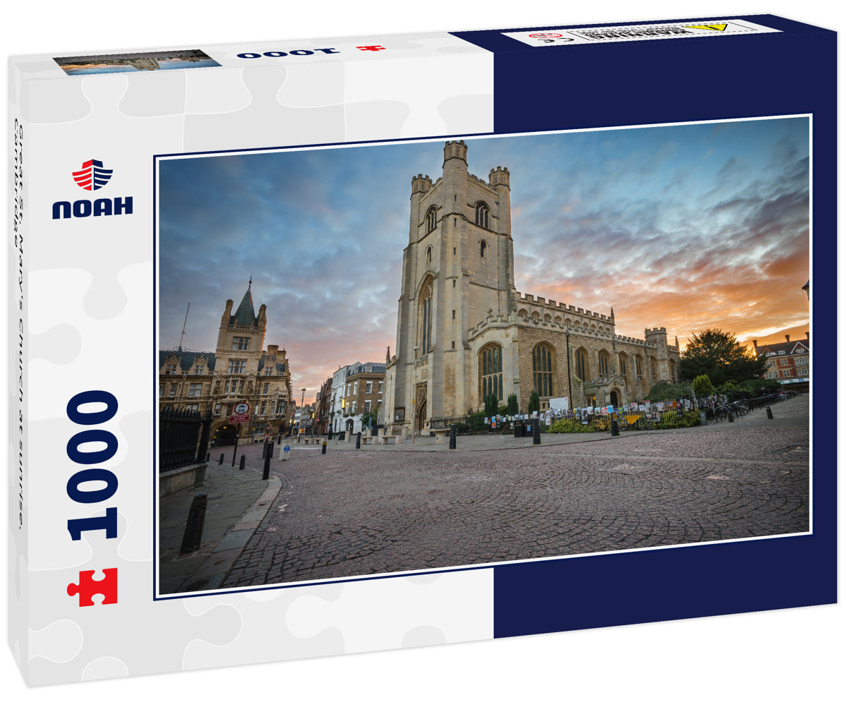 Great St. Mary's Church at sunrise. Cambridge