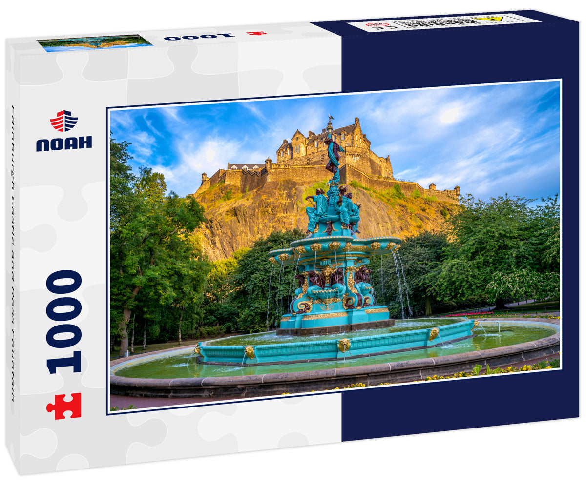 Edinburgh Castle and Ross Fountain