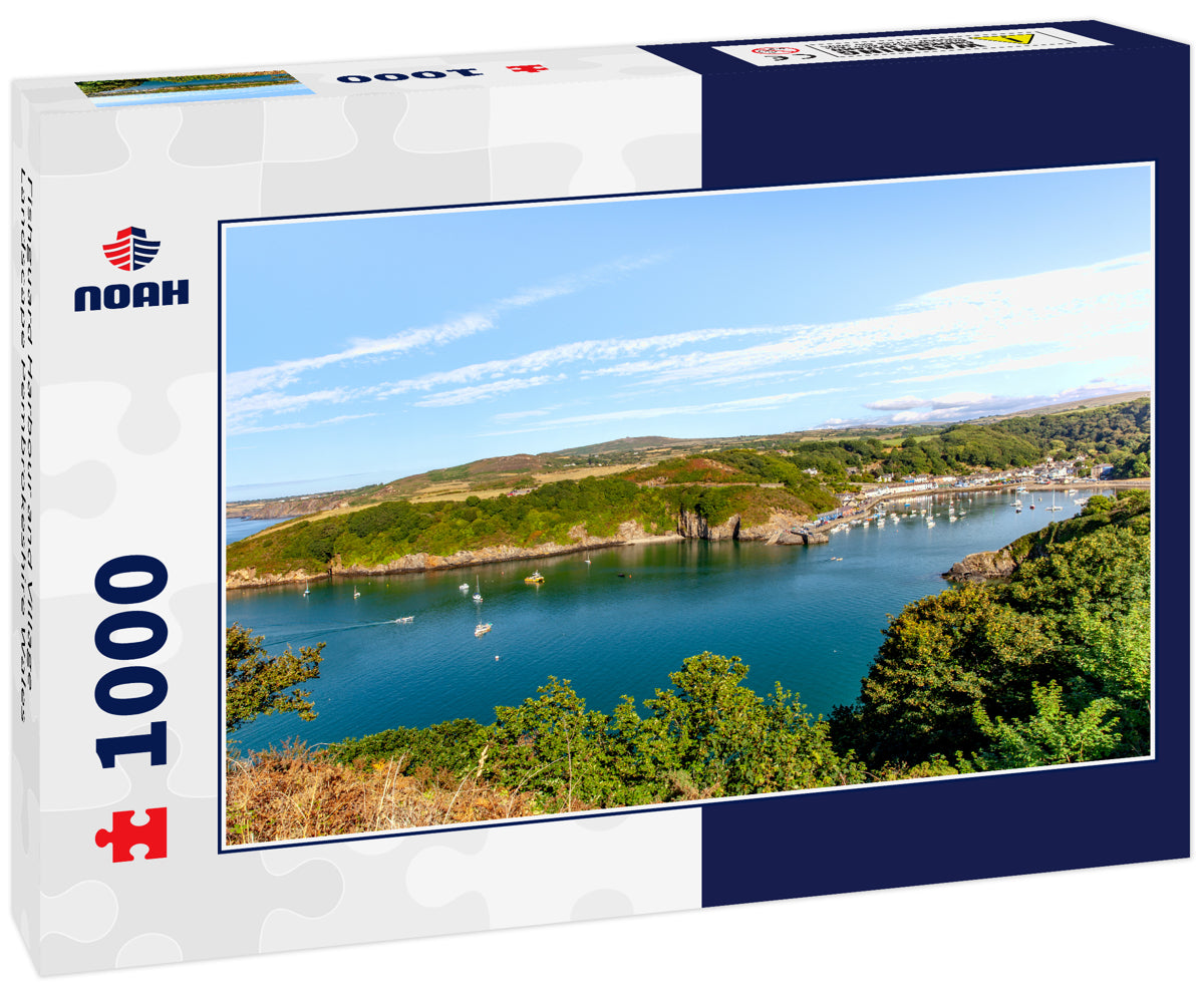 Fishguard Harbour and Village Landscape Pembrokeshire Wales