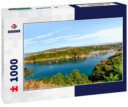 Fishguard Harbour and Village Landscape Pembrokeshire Wales