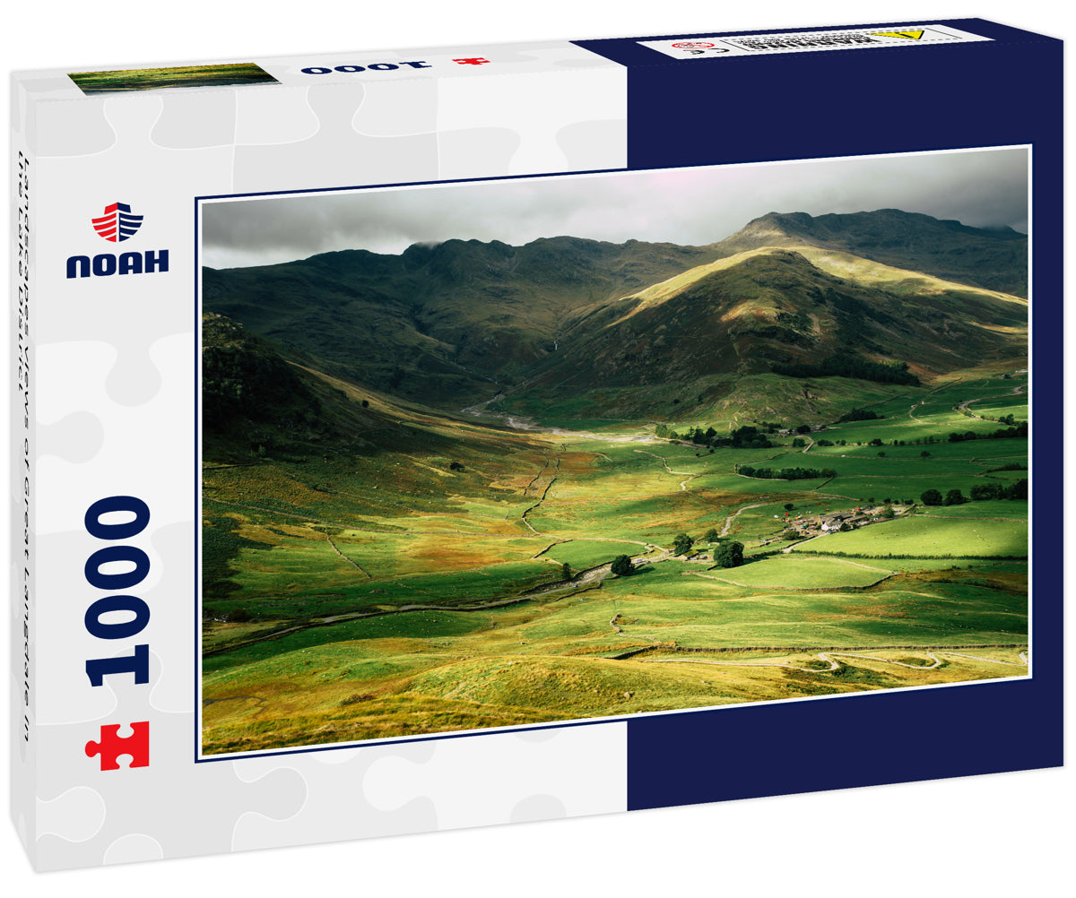 Landscapes views of Great Langdale in the Lake District