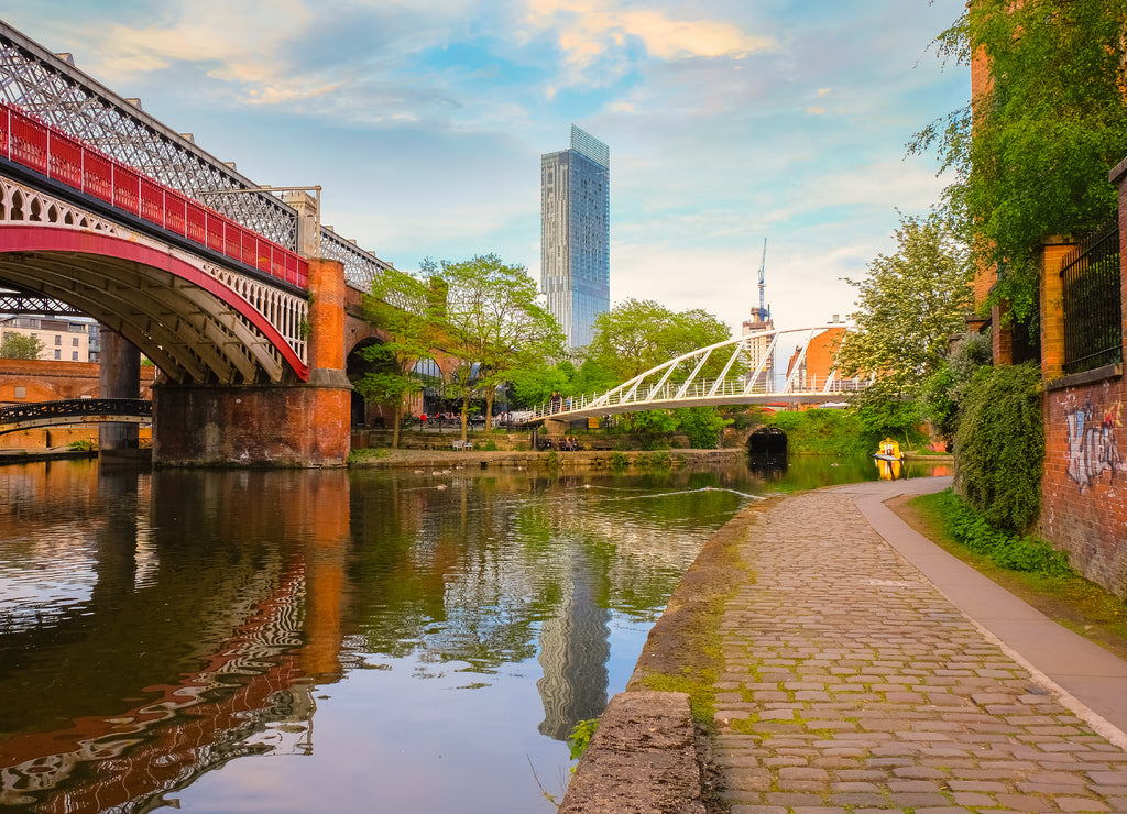 Castlefield - an inner city conservation area in Manchester, UK