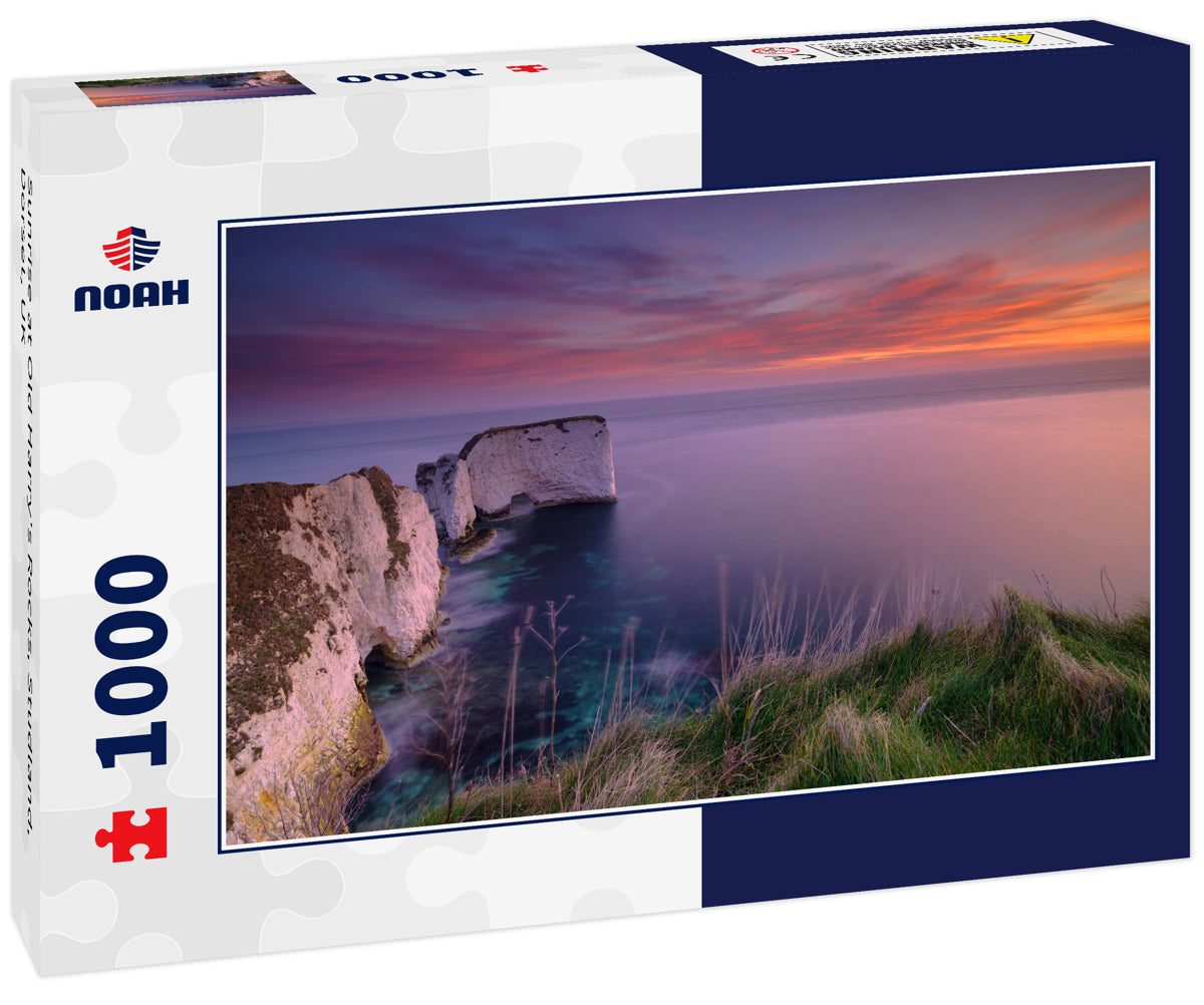 Sunrise at Old Harry's Rocks, Studland, Dorset, UK