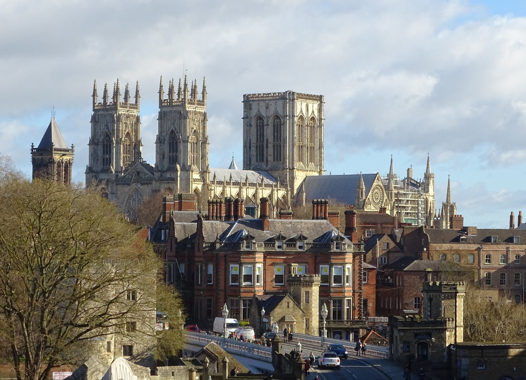 York, including Minster and City Wall - Yorkshire, England, UK