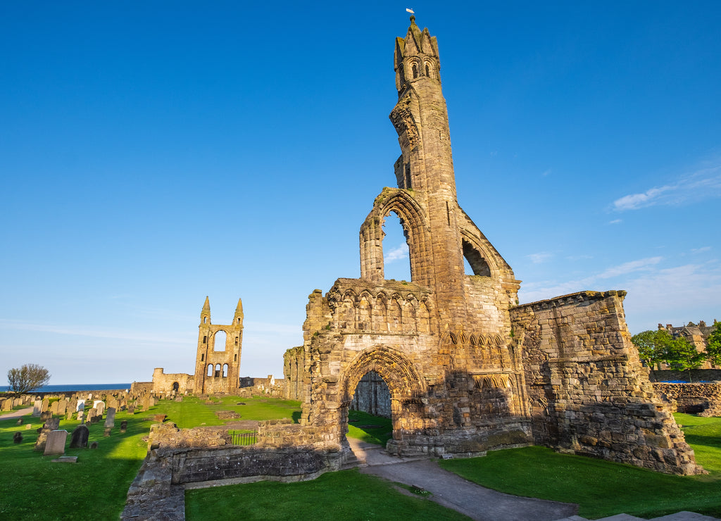 Die Ruine der Abtei von St. Andrews/Schottland