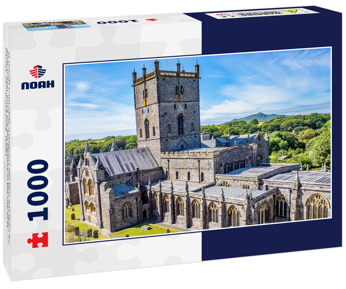 St Davids Cathedral, a religious site that has been for daily prayer since the 6th Century in the city of St Davids, Pembrokeshire, Wales