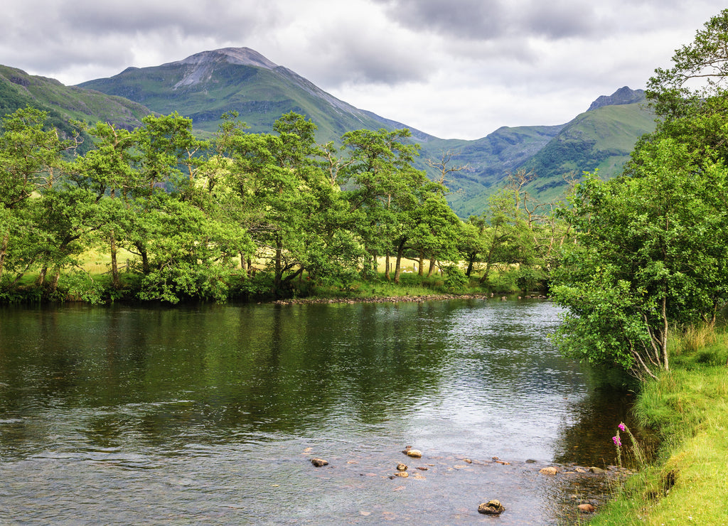 River in Glen Nevis valley, Scotland