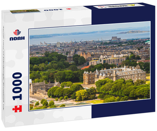Aerial view of Edinburgh, Scotland, Uk