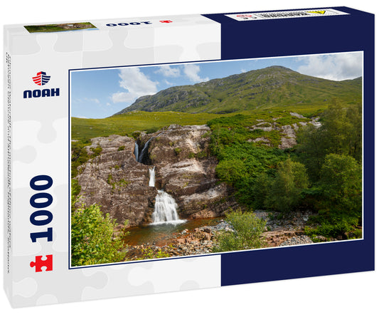 Glencoe Waterfall - The meeting of three waters between Glencoe and Altnafeadh, Highlands, Scotland, UK