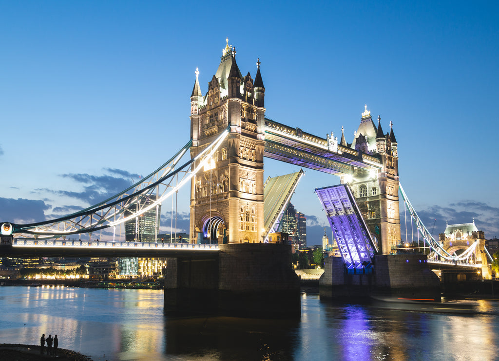 Tower Bridge at dusk, London