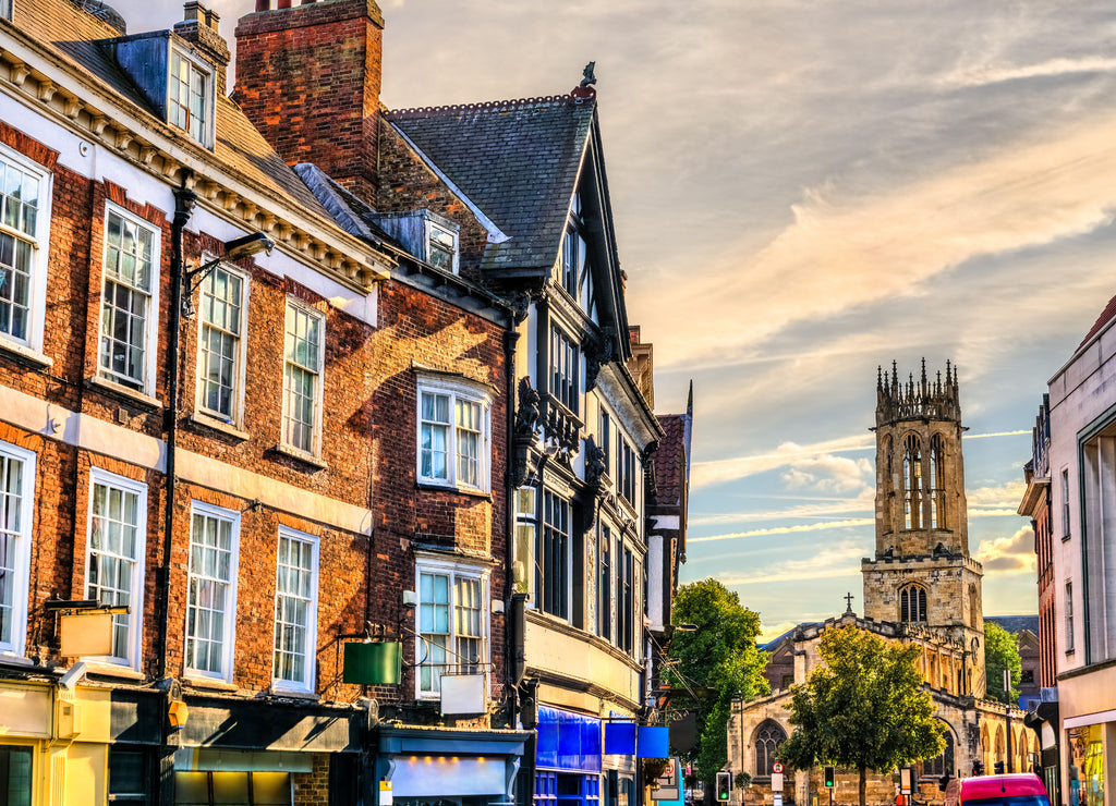 Traditional houses in York, England