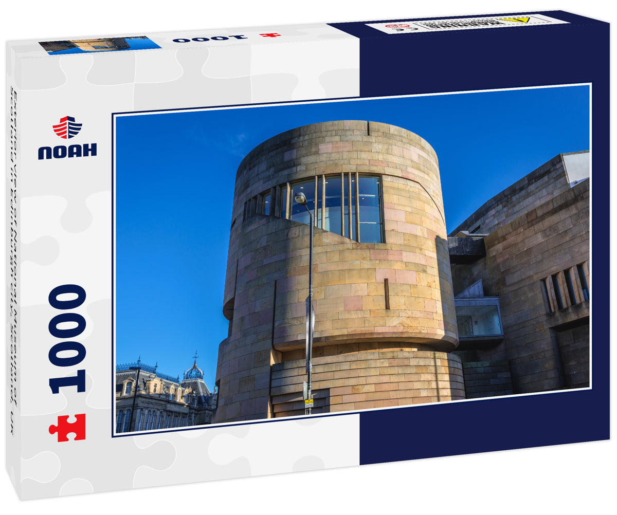 Exterior view of National Museum of Scotland in Edinburgh city, Scotland, UK