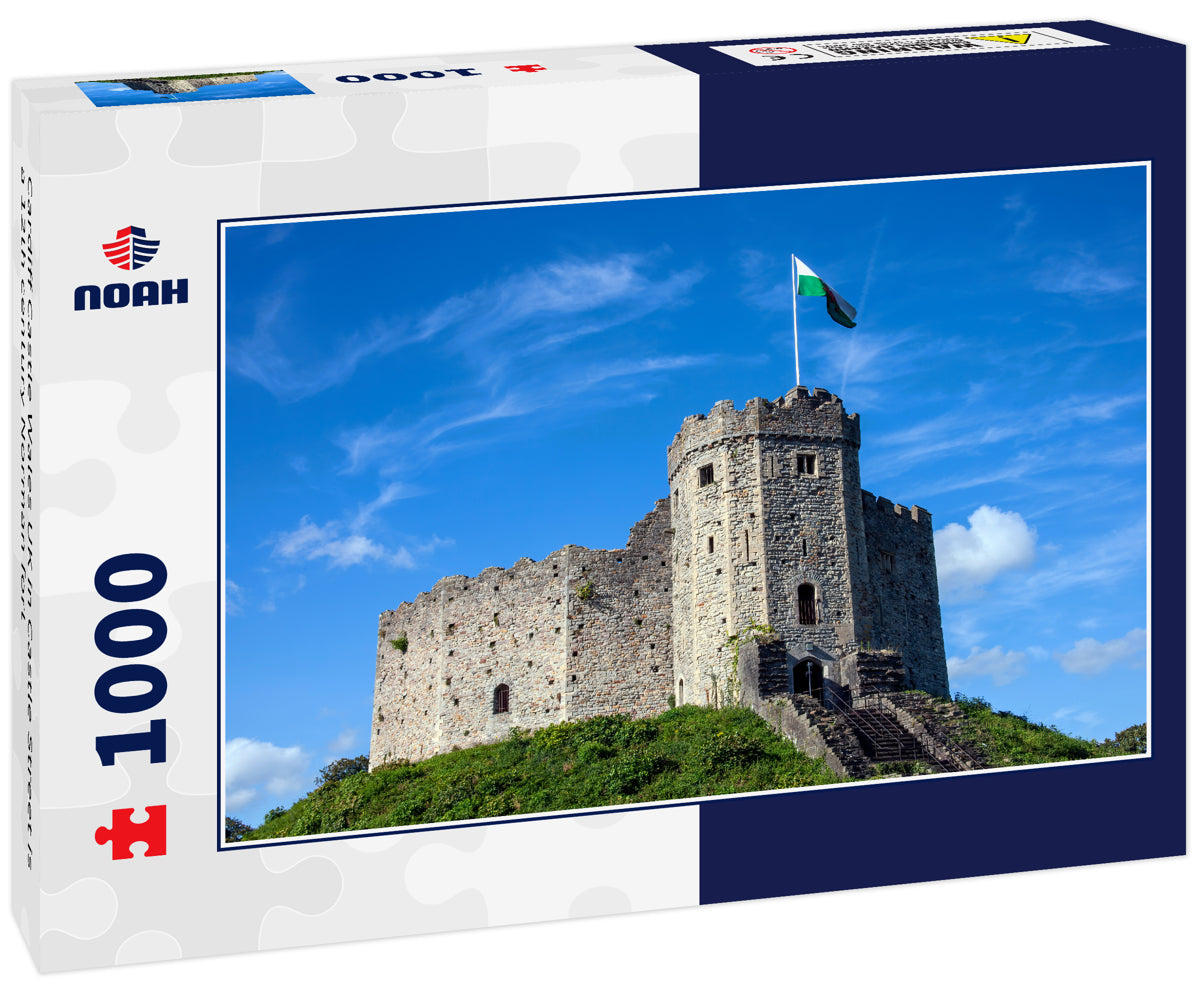 Cardiff Castle Wales UK in Castle Street is a 12th century Norman fort
