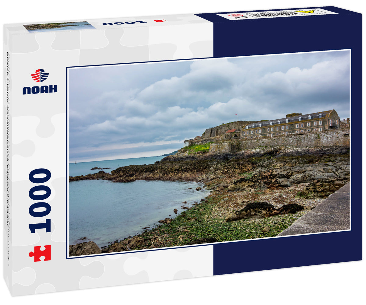 Castle Cornet on Saint Peter Port - capital of Guernsey - British Crown dependency in English Channel