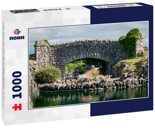 The Pulham Rock bridge in the Promenade Gardens at Lytham St Annes