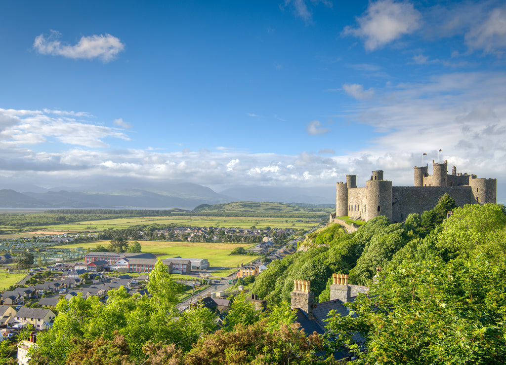 A view of Harlech Castle