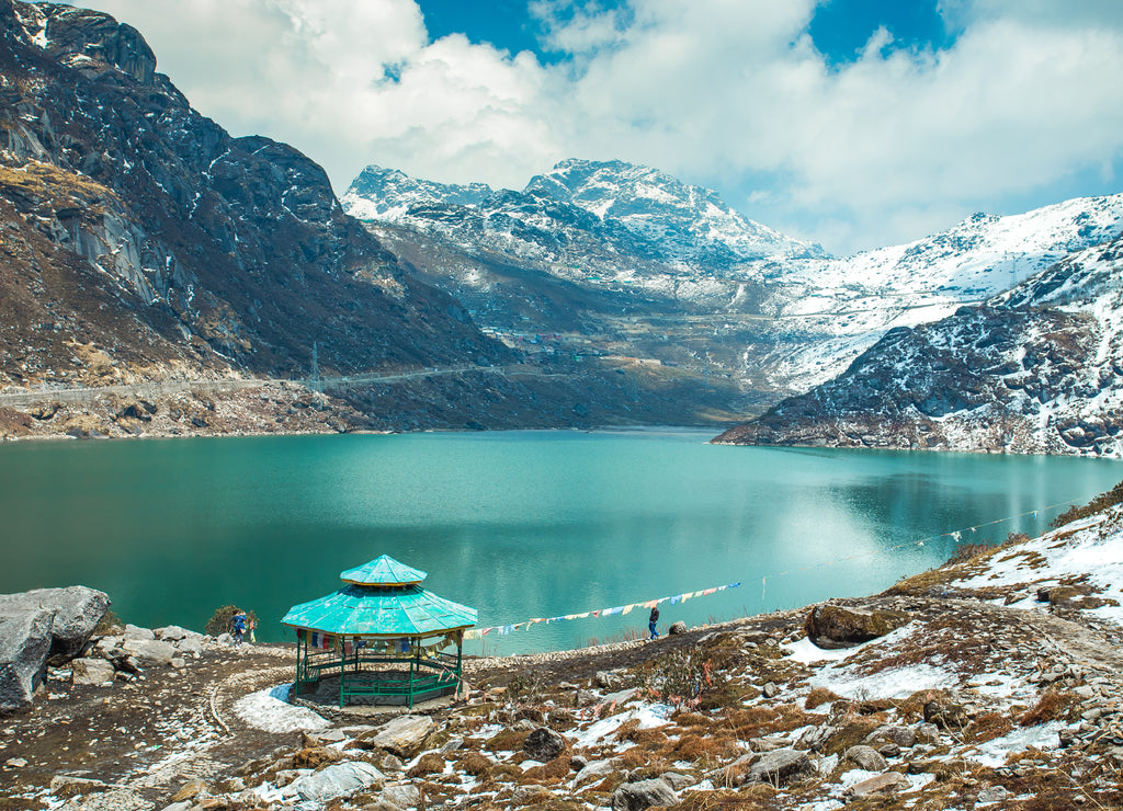 Tsangmo Lake in Sikkim, India
