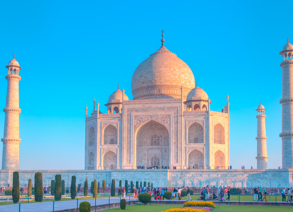 Taj Mahal at sunset - Agra, India