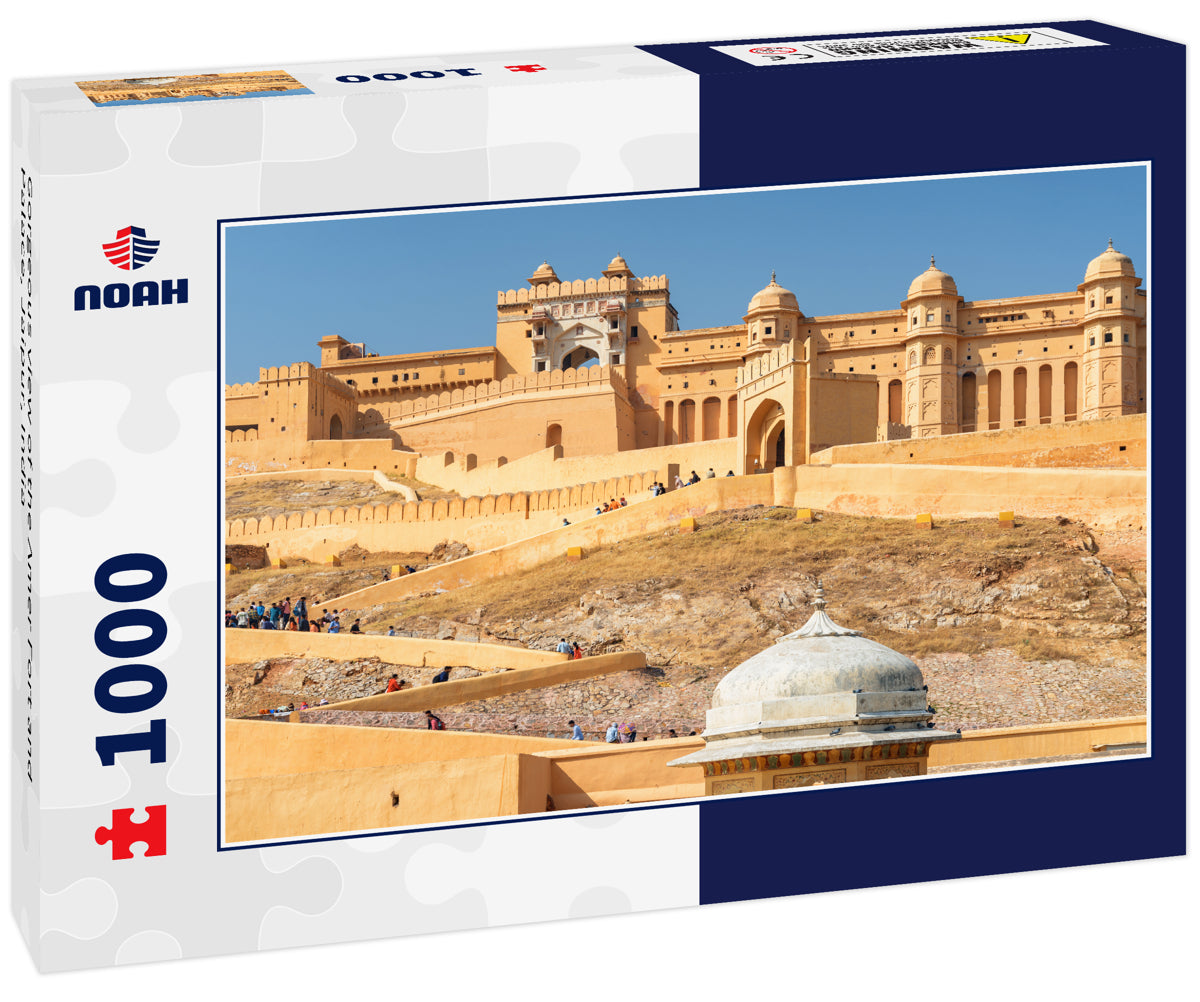 Gorgeous view of the Amer Fort and Palace, Jaipur, India