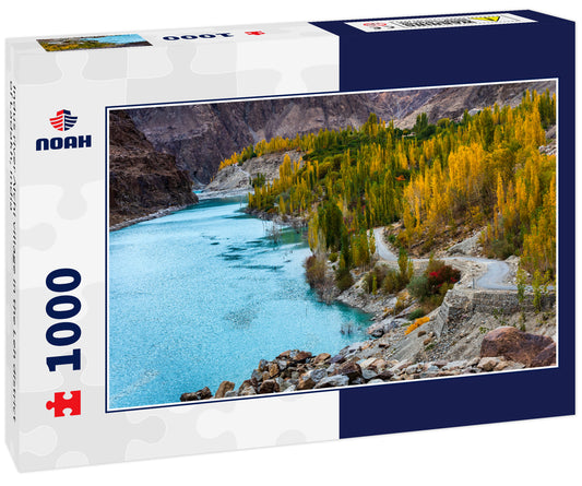 Indus river Alchi village in the Leh district of Ladakh, India