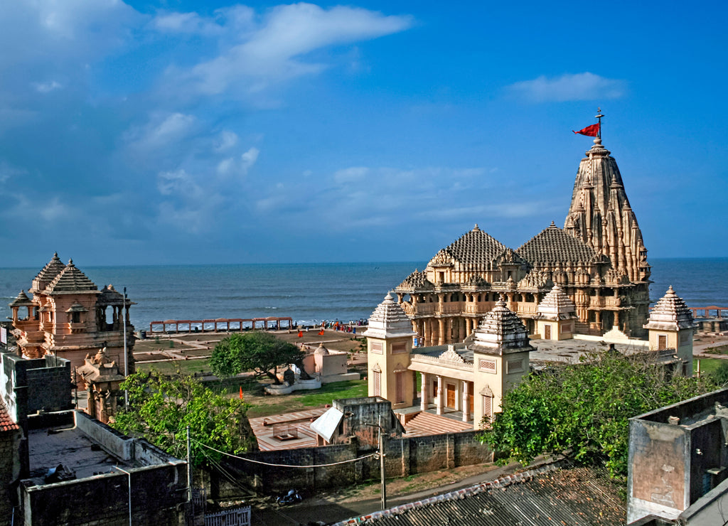 Temple of Lord Shiva in Somnath, Gujarat, one of most famous Jyotirlinga of india
