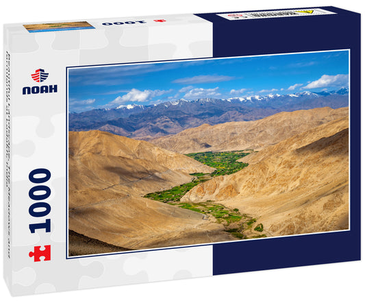 Beautiful Landscape, The Meadows and farmlands at Ladakh, India