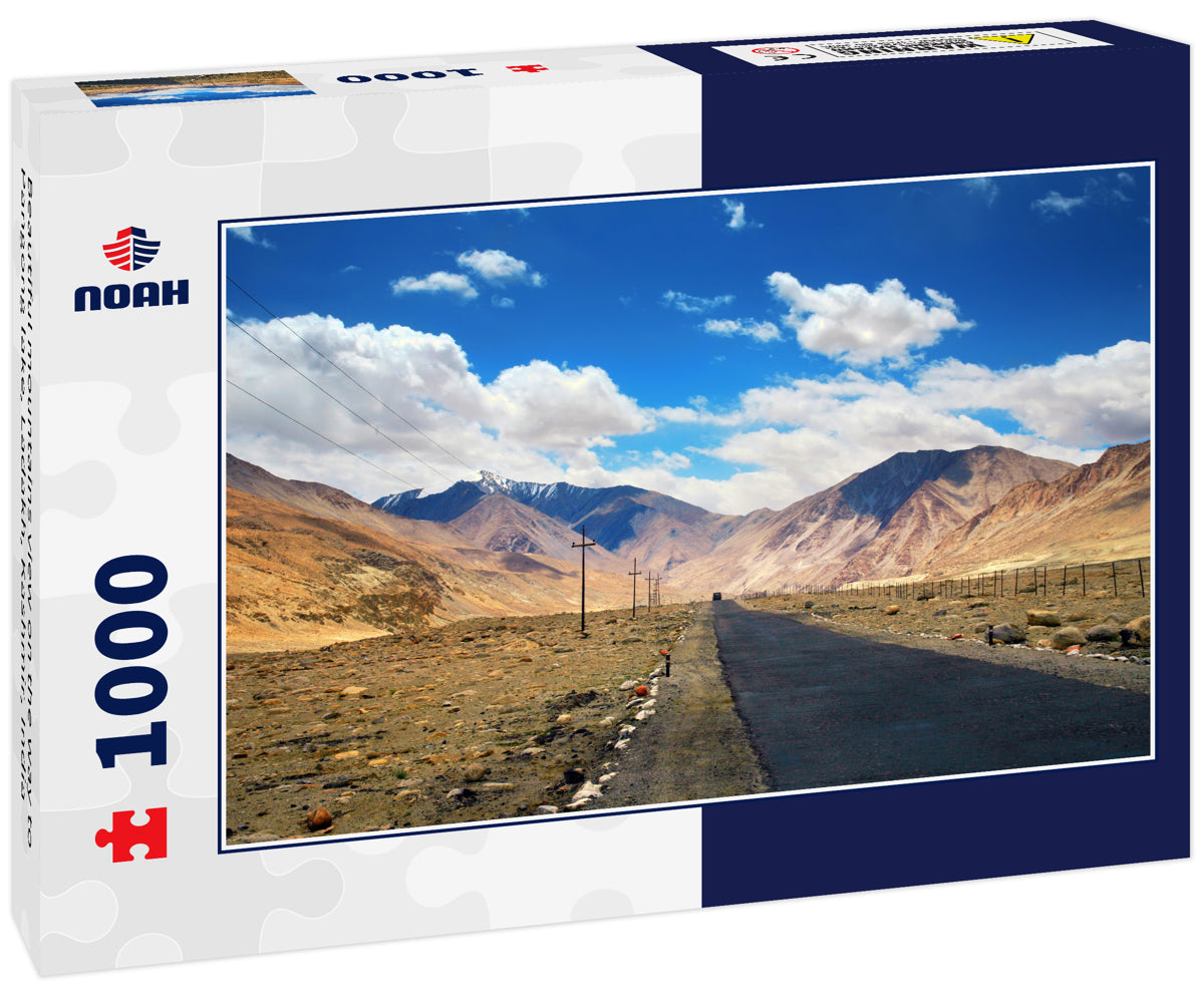Beautiful mountains view on the way to Pangong lake, Ladakh, Kashmir, India