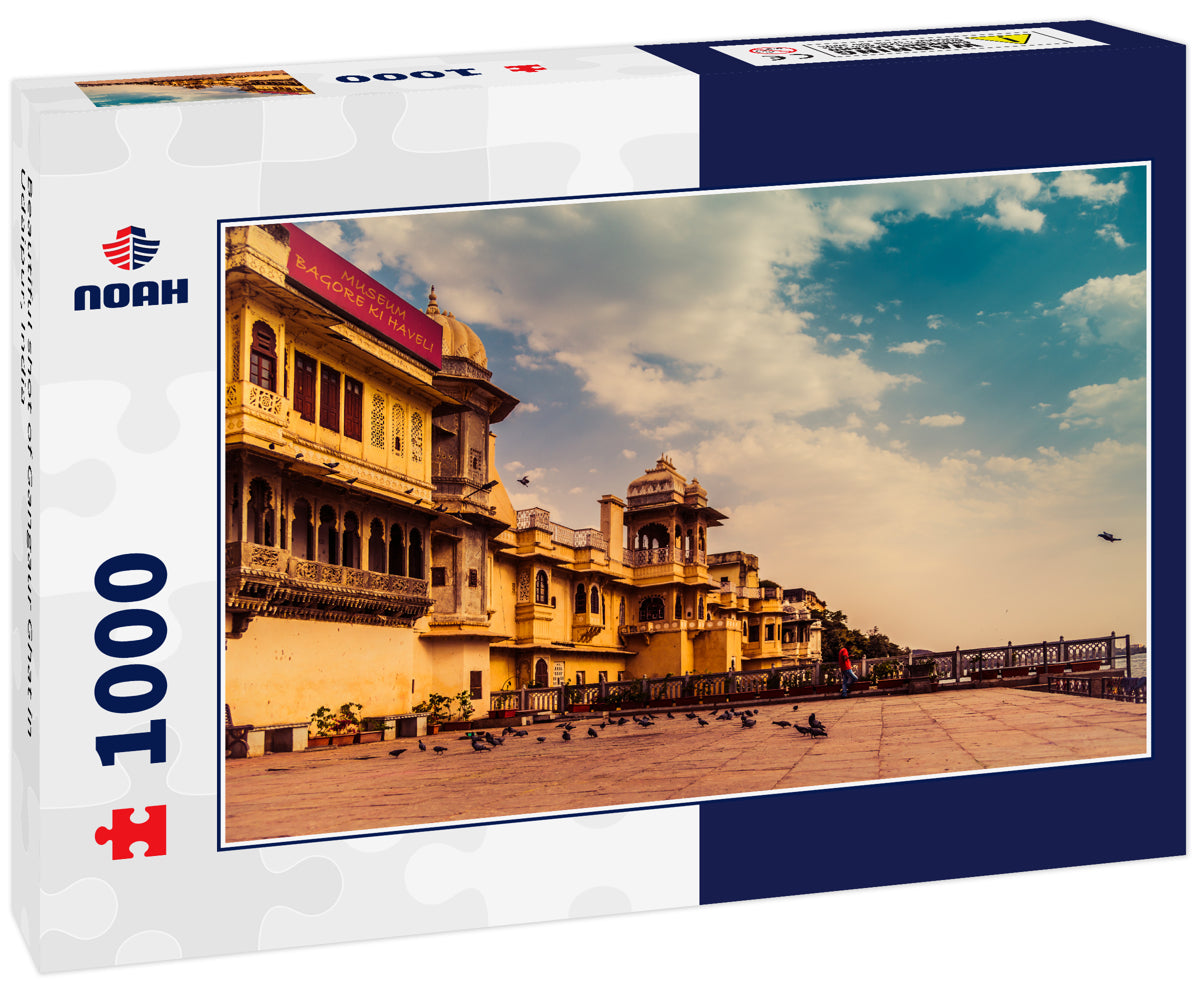 Beautiful shot of Gangaur Ghat in Udaipur, India