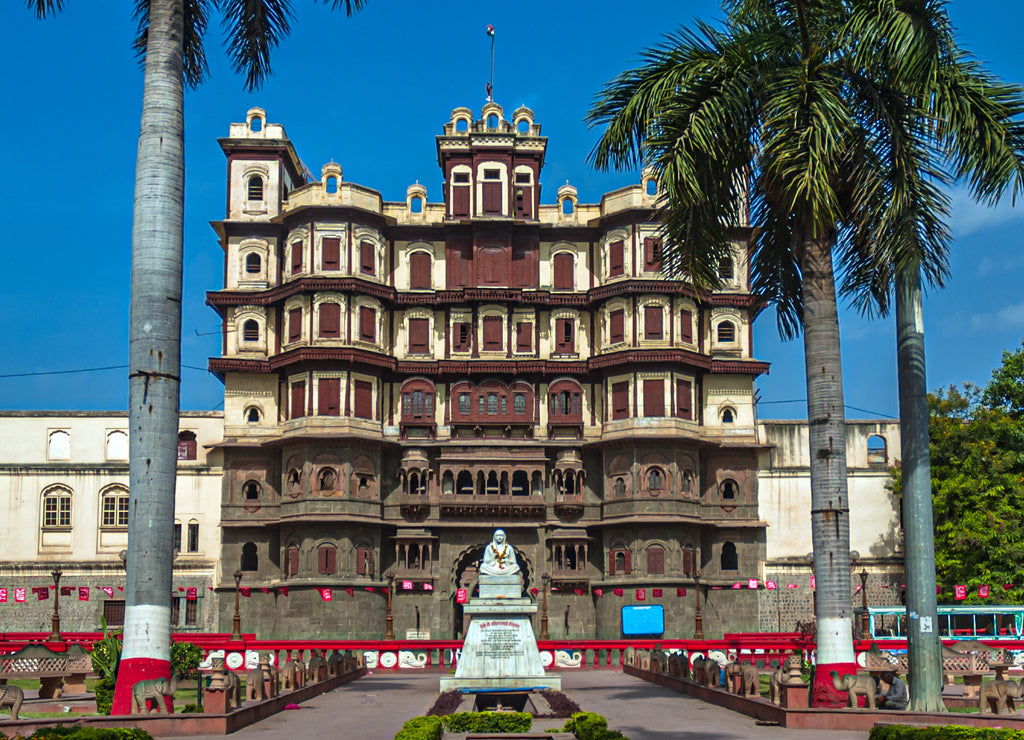 Rajwada palace in Indore, Madhya Pradesh, India