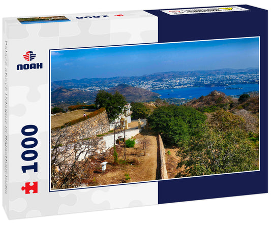 Palace above Udaipur in Rajasthan India