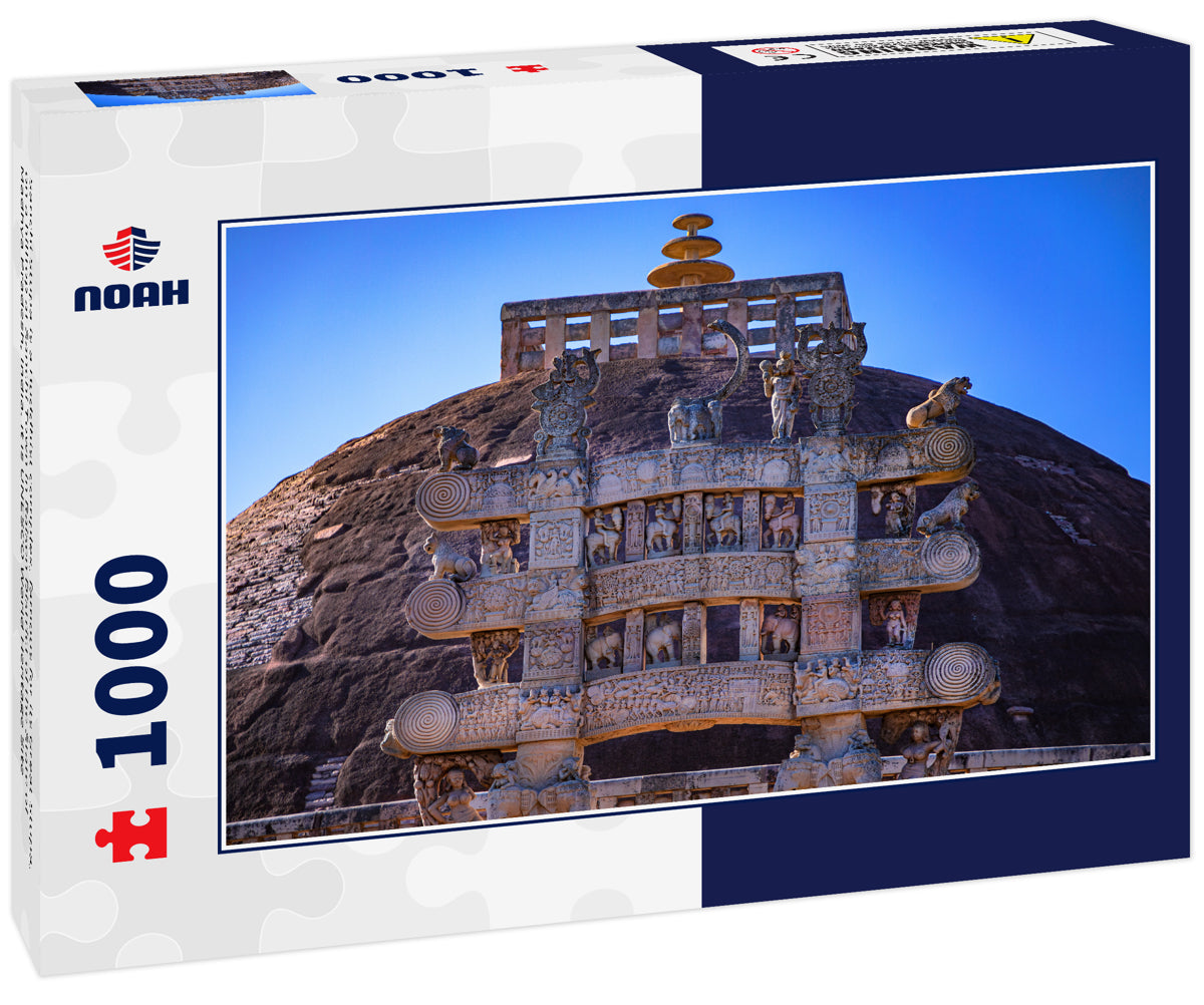 Sanchi Stupa is a Buddhist complex, famous for its Great Stupa, on a hilltop at Sanchi Town in Raisen District of the State of Madhya Pradesh, India. it is UNESCO World Heritage Site