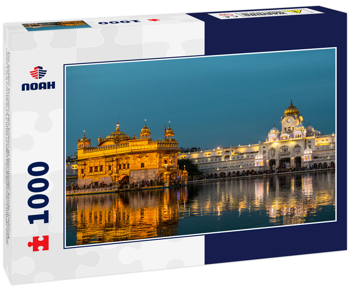 The Golden Temple, also known as Harmandir Sahib, meaning "everyone's temple or house" or Darbar Sahib, meaning "exalted court", is a Gurdwara located in the city of Amritsar, Punjab, India