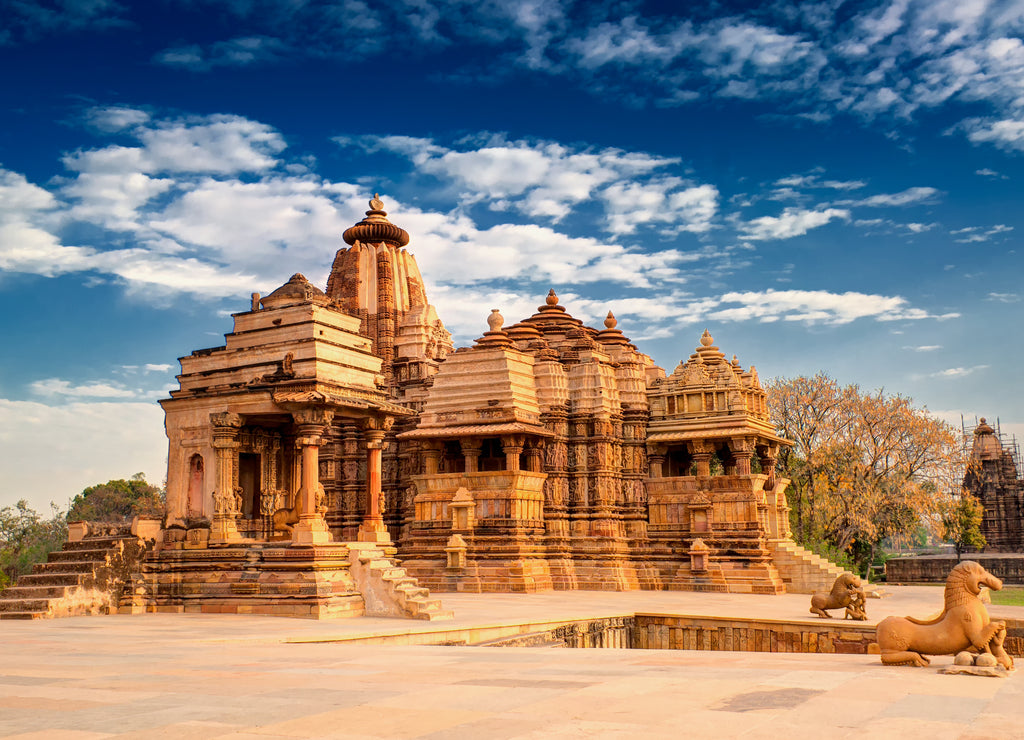 Devi Jagdambi Temple, dedicated to Parvati, Western Temples of Khajuraho, Madhya Pradesh, India. it's an UNESCO world heritage site
