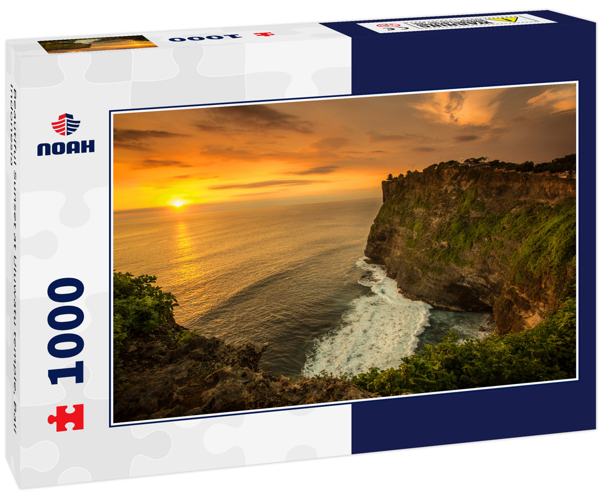 Beautiful Sunset at Uluwatu temple, Bali Indonesia