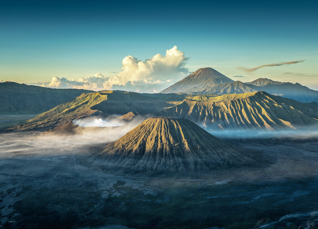 Bromo volcano at sunrise,Tengger Semeru National Park, East Java, Indonesia