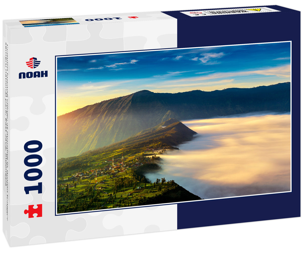 Cemoro lawang village at morning in Bromo tengger semeru national park, East Java, Indonesia