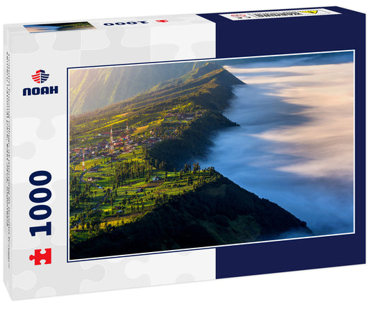 Cemoro lawang village at morning in Bromo tengger semeru national park, East Java, Indonesia