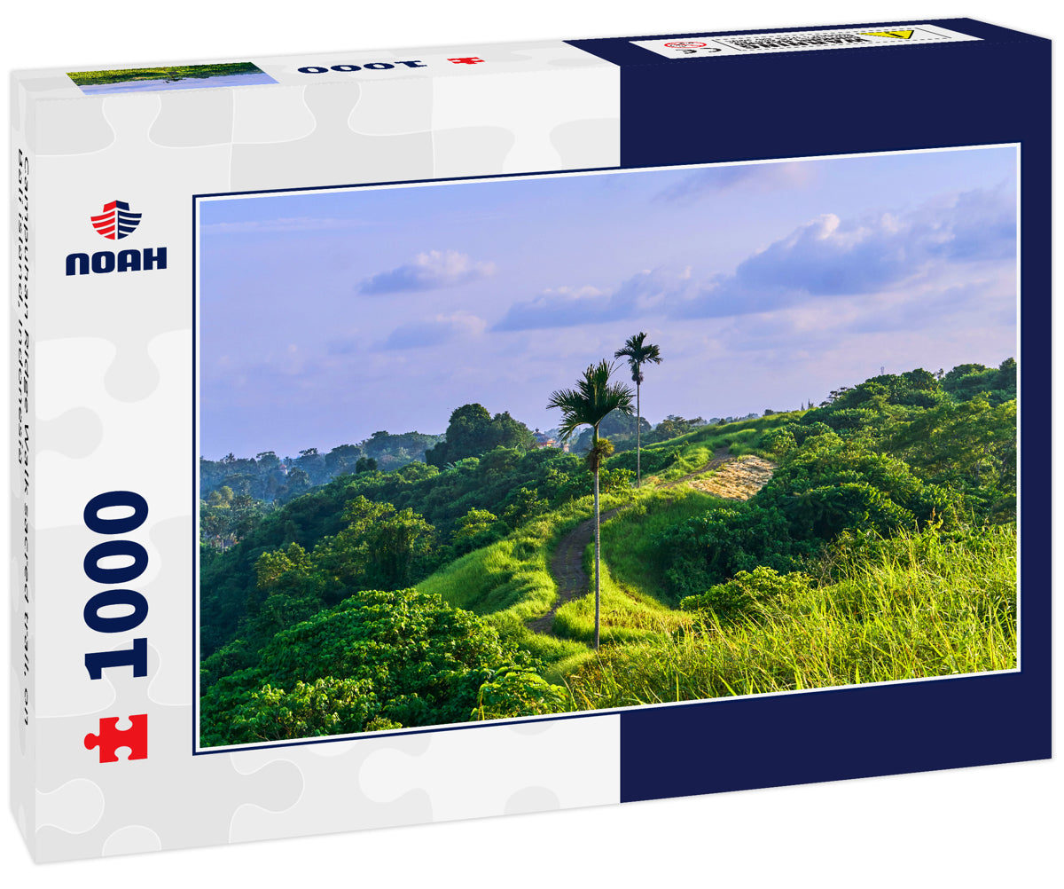 Campuhan Ridge Walk sacred trail, on Bali island, Indonesia