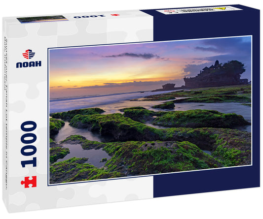 Sunset over Tanah Lot temple in Canggu, Bali, Indonesia