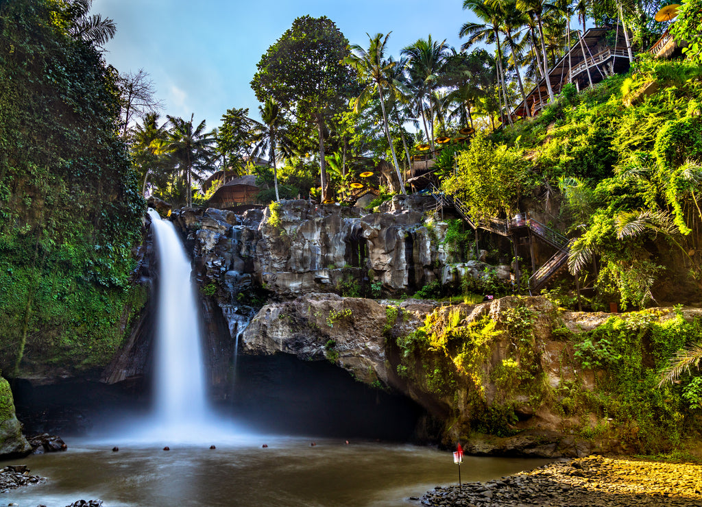 Tegenungan Waterfall near Ubud in Bali, Indonesia