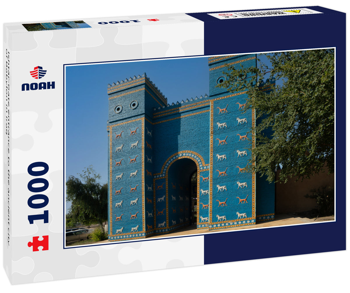 Ishtar-Gate entrance to the ancient city of Babylon in Iraq