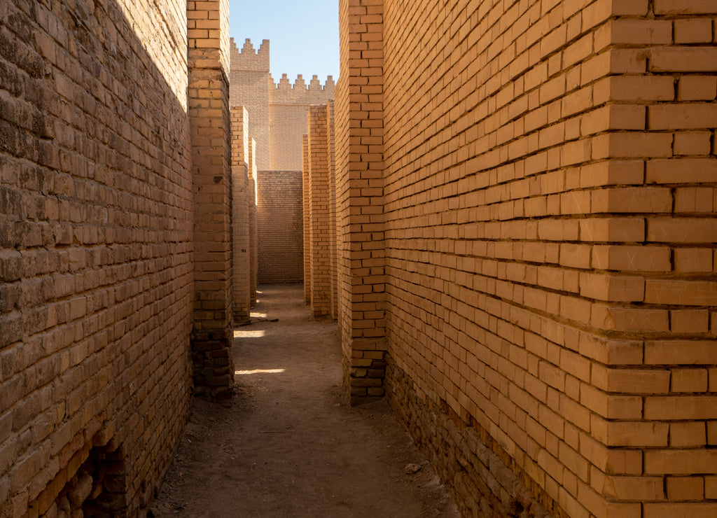 Architecture of the ancient city of Babylon, Iraq