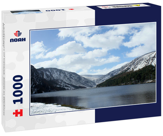 Landscapes of Ireland. Snow in Wicklow Mountains