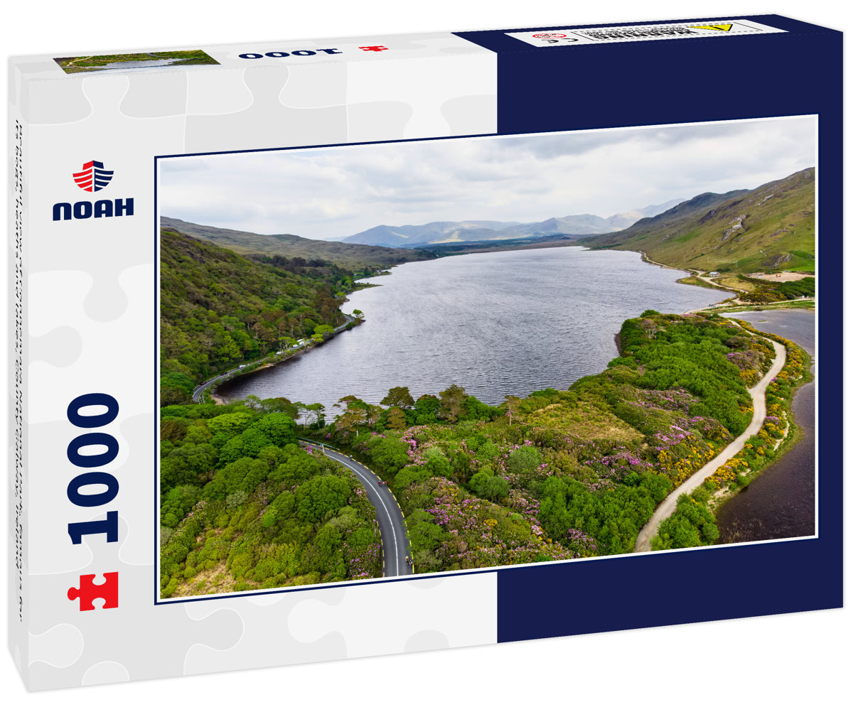 Beautiful view of Connemara National Park, famous for its bogs, heaths and lakes, County Galway, Ireland