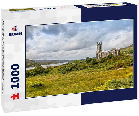 The Ruins of Dunlewey Church abandoned in County Donegal, Ireland