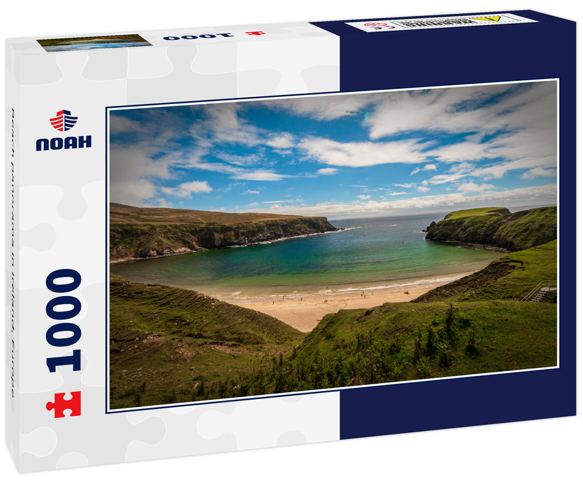 Beach panorama in Ireland, Europe