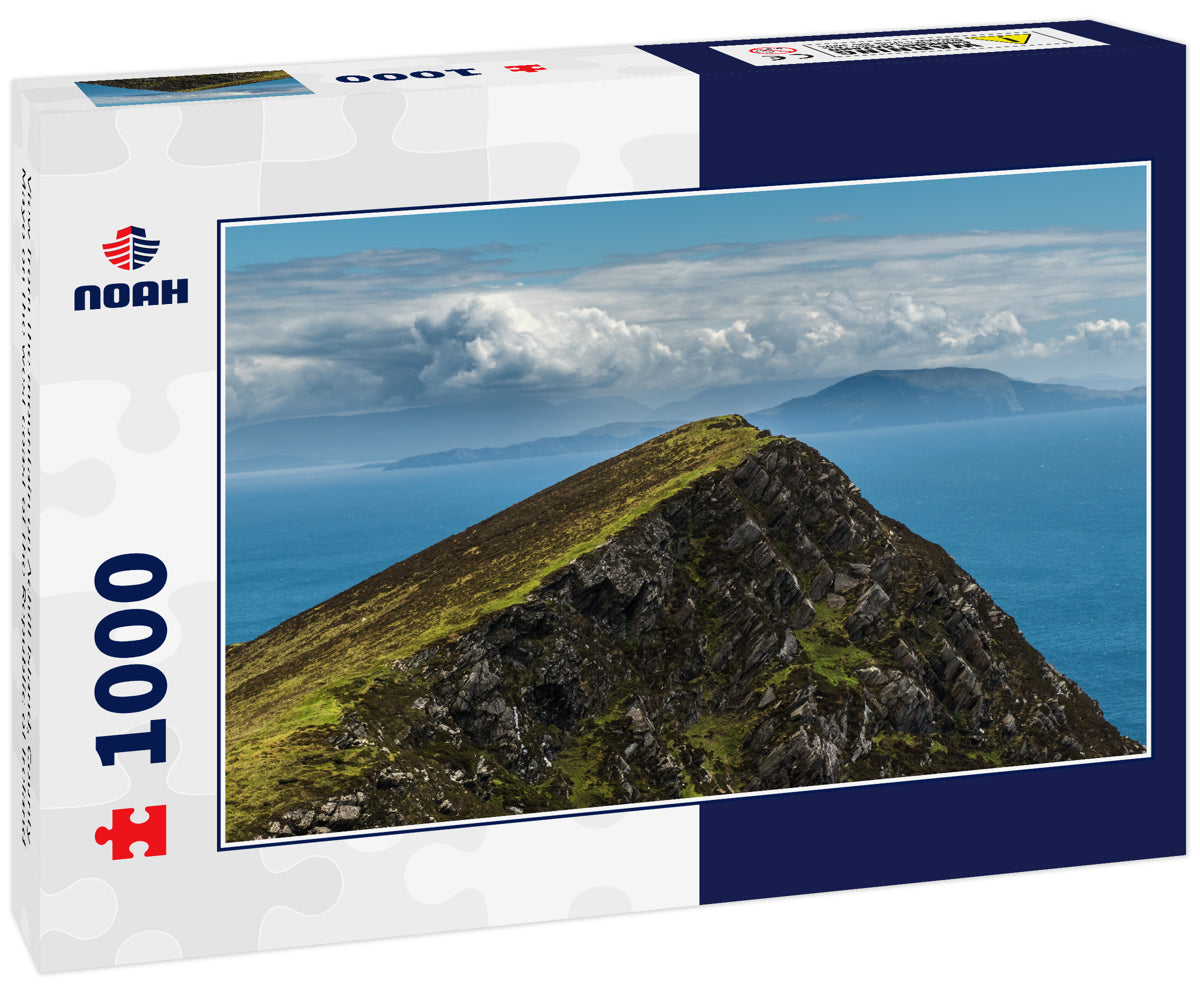 View from the mountain on Achill Island, County Mayo on the west coast of the Republic of Ireland