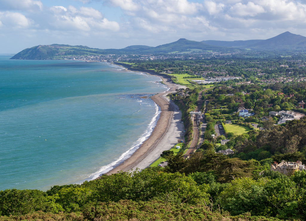 A view from Killiney Hill over Dublin Bay, Ireland
